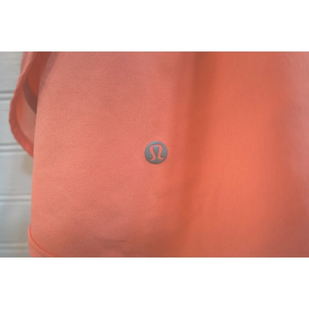 Lululemon Hotty Hot High-Rise Skirt size 6 Long Lined Orange‎ No. LW8AEAT